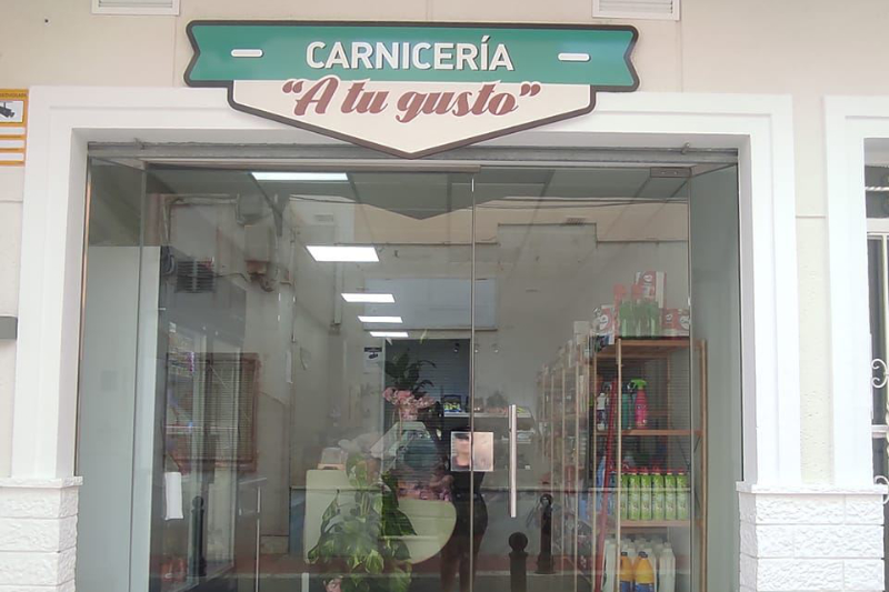 escaparate de la tienda